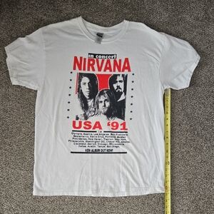 Nirvana 1991 Concert T-Shirt